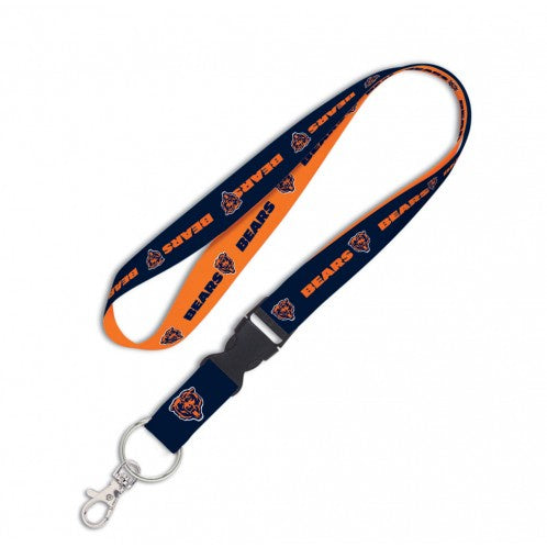Chicago Bears 1" Lanyard with Detachable Buckle By Wincraft