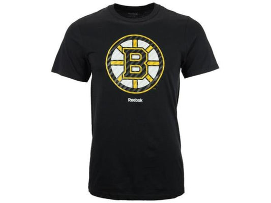 Mens Boston Bruins Carbon Primary Logo Tee
