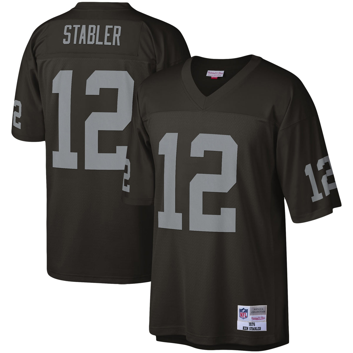 Mitchell & Ness Men's Oakland Raiders Ken Stabler 1976 Home Jersey - Pro Jersey Sports
