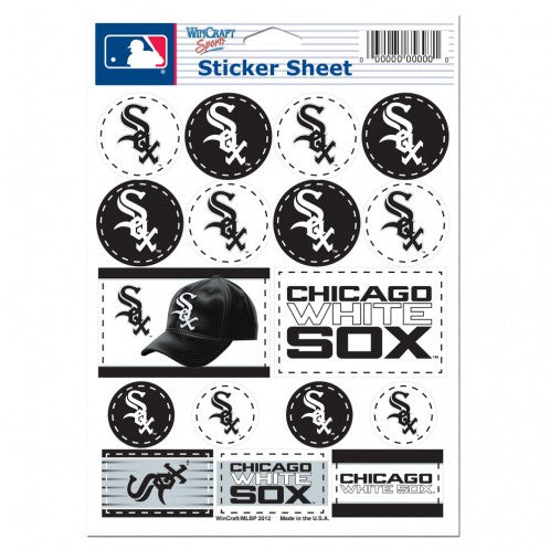 Chicago White Sox MLB 5X7 Sticker Sheet By Wincraft - Pro Jersey Sports
