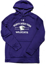 Men's Northwestern Wildcats Under Armour Armourfleece Storm Purple Hoodie - Pro Jersey Sports