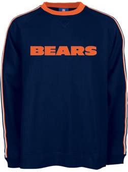 Child Chicago Bears Reebok Navy Crew Neck Sweatshirt