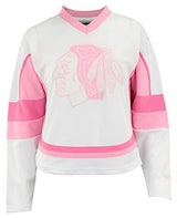 Chicago Blackhawks Pink/White Girls Infant Jersey (12-24 months) - Pro Jersey Sports