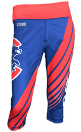 Women's Chicago Cubs AOP Sublimated Capri Leggings - Pro Jersey Sports