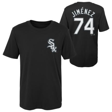 Youth Chicago White Sox Eloy Jimenez Black Name And Number Tee
