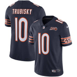 Men's Chicago Bears Mitchell Trubisky Nike Navy NFL 100th Season Limited Jersey - Pro Jersey Sports