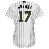 Women's Kris Bryant Chicago Cubs 2018 Memorial Day Home Cool Base Jersey - Pro Jersey Sports