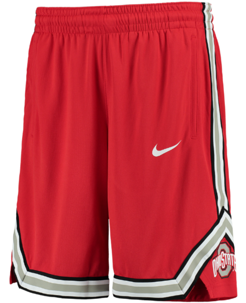 Nike Ohio State Buckeyes On Court Replica Basketball Shorts