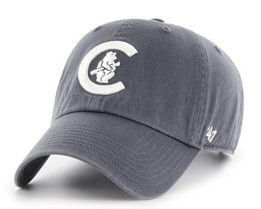 Men's Chicago Cubs Vintage Navy Clean Up Adjustable Hat By '47 Brand