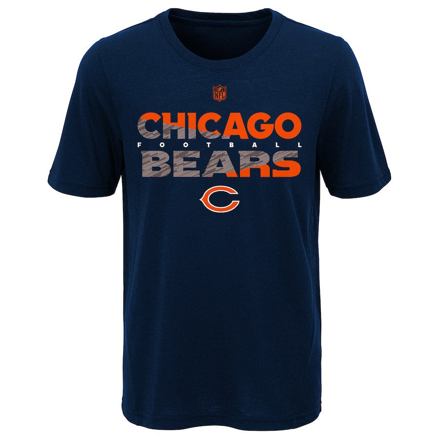 Chicago Bears Youth NFL Flux Dual Blend Short Sleeve T-Shirt