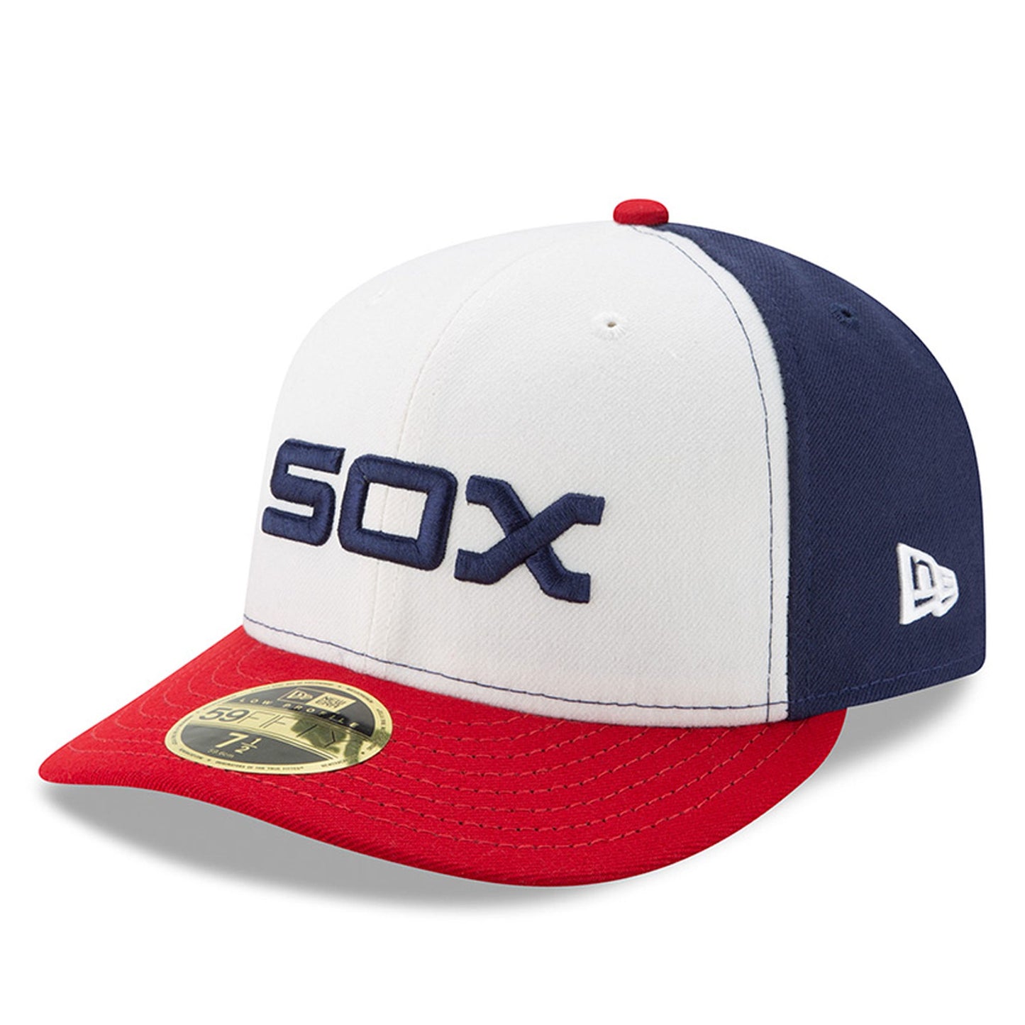 Men's Chicago White Sox New Era White/Red Alternate Authentic Collection On-Field Low Profile 59FIFTY Fitted Hat