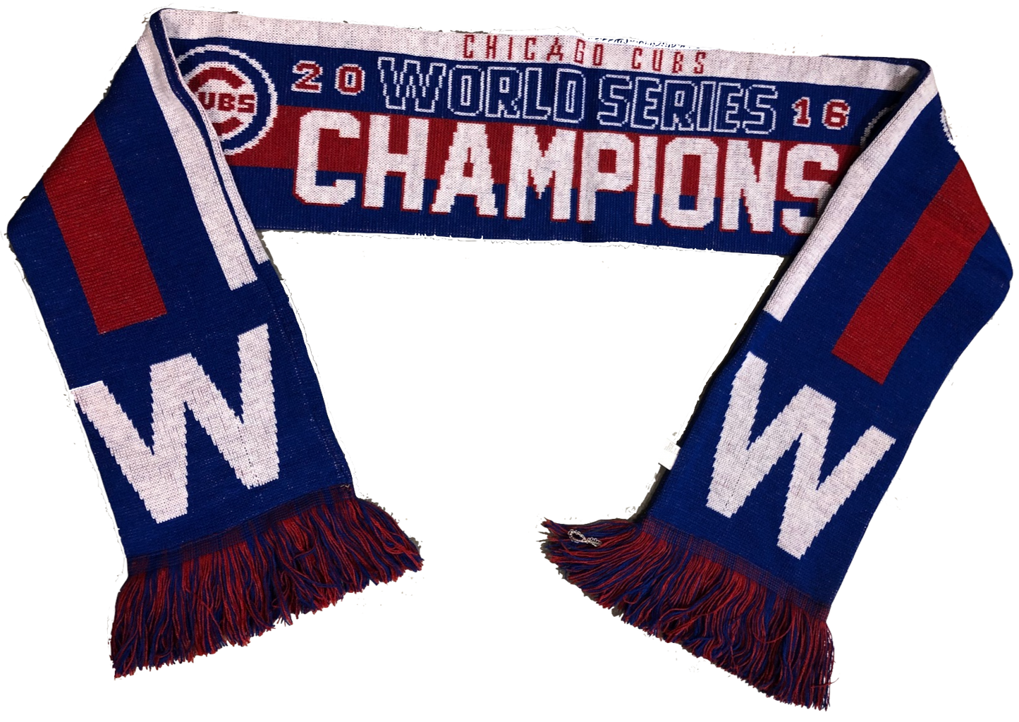 Chicago Cubs 2016 World Series Champions W Scarf
