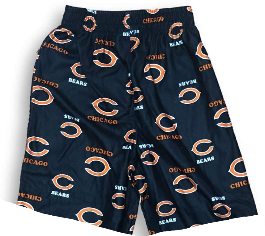 Youth Chicago Bears All Over Print Lounge Shorts