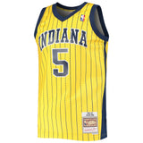 Men's Jalen Rose Indiana Pacers Mitchell & Ness 1999-00 Hardwood Classics Swingman Jersey - Gold - Pro Jersey Sports