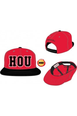 Houston Rockets Retaggio 110 Flexfit Snapback Hat By Mitchell & Ness