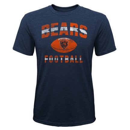 Youth Chicago Bears Big Game Short Sleeve Triblend Tee
