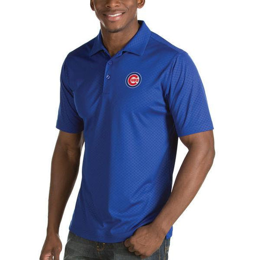 Mens Chicago Cubs Inspire Polo By Antigua