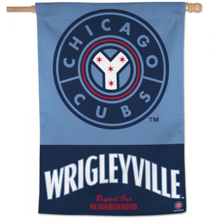 Chicago Cubs City Connect 28X40 Vertical Flag By Wincraft
