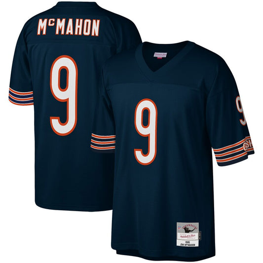 Men's Chicago Bears Jim McMahon Mitchell & Ness Navy 1985 Legacy Replica Jersey