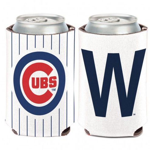 Chicago Cubs "W" 2-Sided 12oz. Neoprene Can Cooler