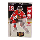 Jonathan Toews NHL Chicago Blackhawks Multi-Use Decal, 11" x 17" - Pro Jersey Sports