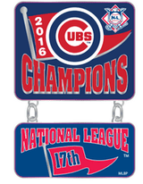 Chicago Cubs 2016 National League Champions Dangler Pin - Pro Jersey Sports