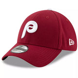 Men's New Era Maroon Philadelphia Phillies Alternate 2 Team Classic 39THIRTY Flex Hat - Pro Jersey Sports