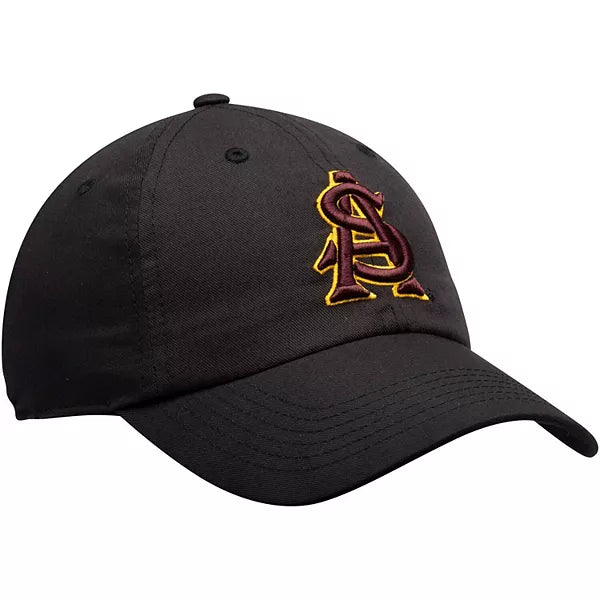 Men's Top of the World Arizona State Sun Devils Black Staple Adjustable Hat