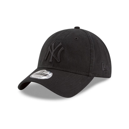 Men's New Era Black New York Yankees Tonal Core Classic 9TWENTY Adjustable Hat - Pro Jersey Sports