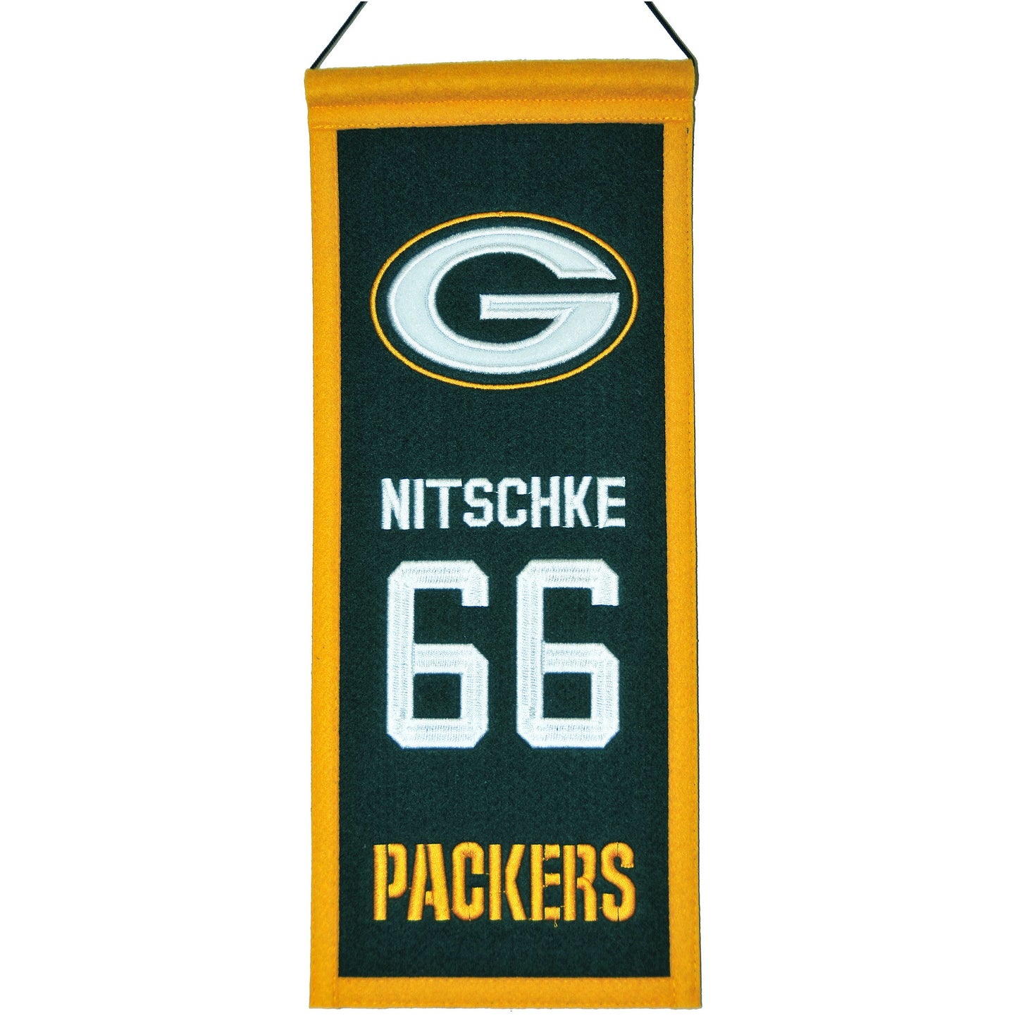 Ray Nitschke Legacy Mini Banner By Winning Streak