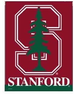 Stanford Cardinal Team Logo Vertical Flag