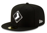 Chicago White Sox New Era Diamond Alternate Logo 59FIFTY Fitted Hat - Black - Pro Jersey Sports