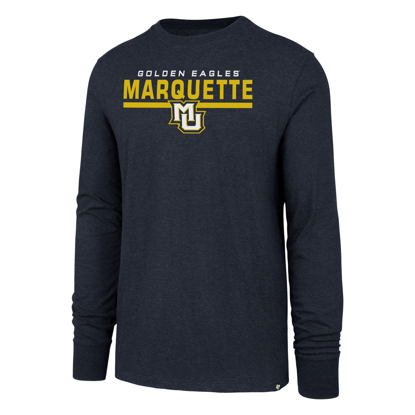 Mens Marquette Golden Eagles End Line Long Sleeve Club Tee