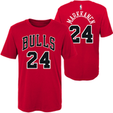 Youth Lauri Markkanen Chicago Bulls Name And Number Tee - Pro Jersey Sports