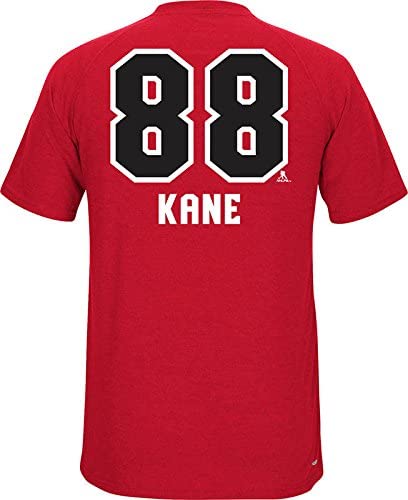 Men's Chicago Blackhawks Patrick Kane Red Freeze Speedwick Name & Number T-Shirt