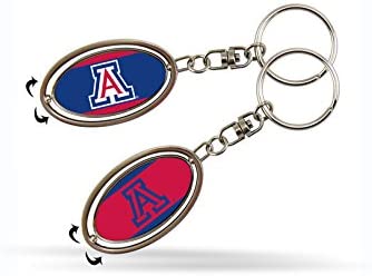 Arizona Wildcats Metal Spinner Keychain