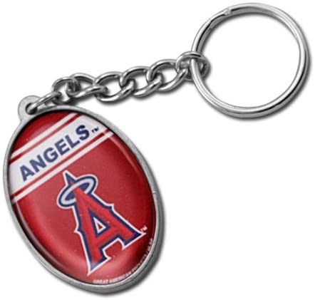 Los Angeles Angels MLB Oval Keychain