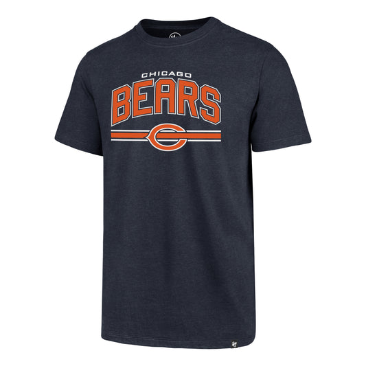 Chicago Bears Fall Navy Super Arch Club Tee By ’47 Brand