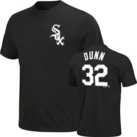Youth Majestic Adam Dunn Name and Number Chicago White Sox T Shirt