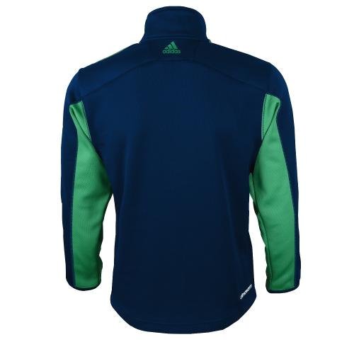 Notre Dame Fighting Irish Adidas Youth 3-Stripe 1/4 Zip Sweatshirt