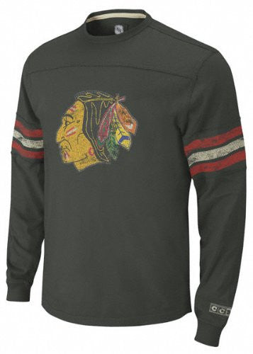 Chicago Blackhawks Stitched Indian Head Logo W/Stripes