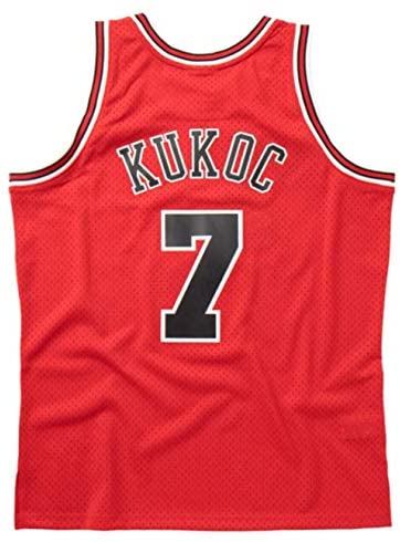 Mens Chicago Bulls Toni Kukoc Mitchell & Ness Red 1997-98 Hardwood Classics Swingman Jersey
