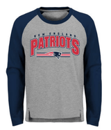 Youth New England Patriots NFL Audible Raglan Long Sleeve Tee - Pro Jersey Sports