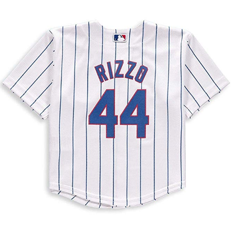 Chicago Cubs Anthony Rizzo Infant Home Pinstripe Cool Base Player Jersey