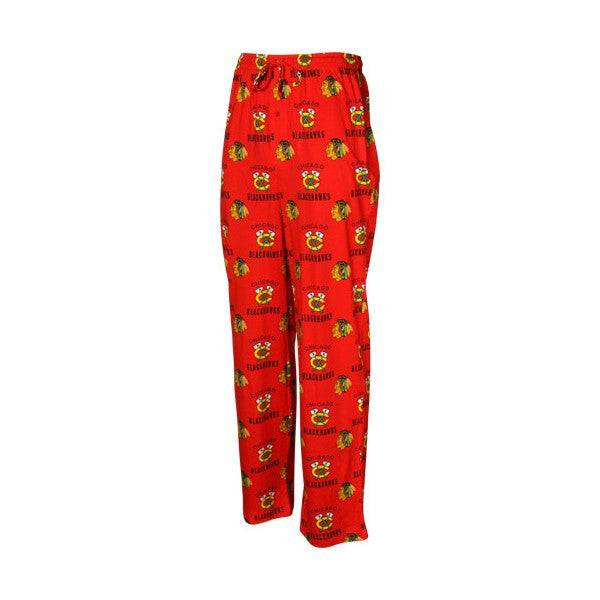 Chicago Blackhawks Red Maverick Pajama Pants - Pro Jersey Sports - 1