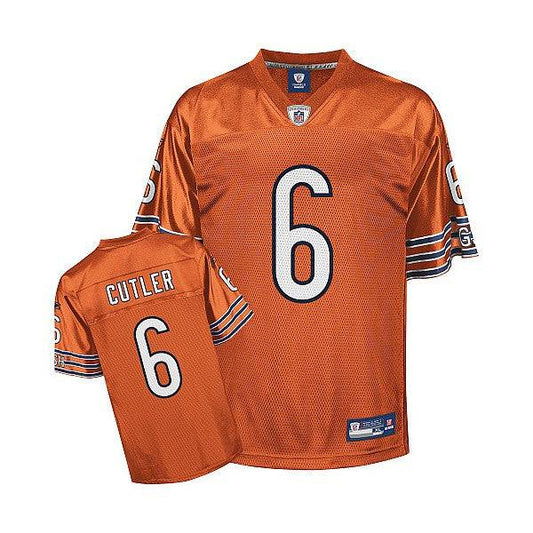 Chicago Bears Jay Culter Urlacher Replica Alternate Orange Jersey - Pro Jersey Sports