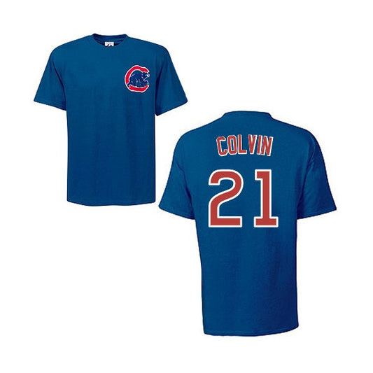 Chicago Cubs Tyler Colvin Adult Player T-Shirt - Pro Jersey Sports