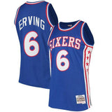 Mens Philadelphia 76ers Julius Erving Mitchell & Ness Royal Hardwood Classics Swingman Jersey - Pro Jersey Sports