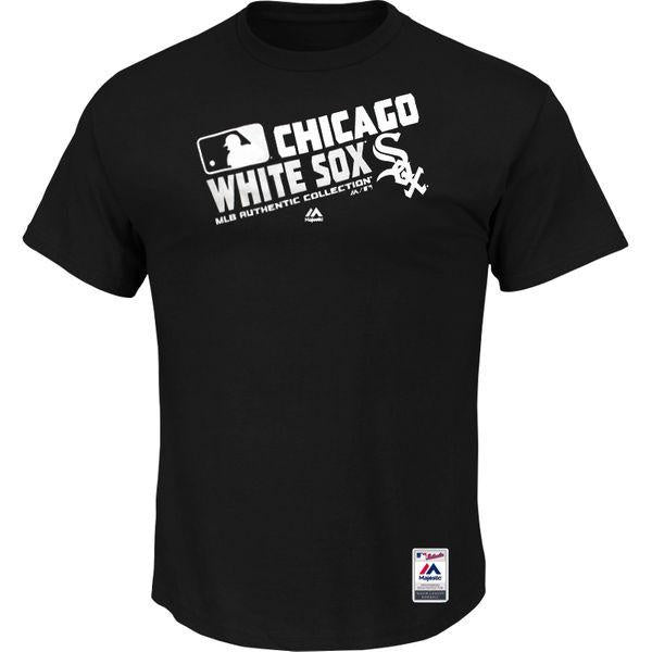 Men's Chicago White Sox Majestic Authentic Collection Official Team Choice T-Shirt - Black