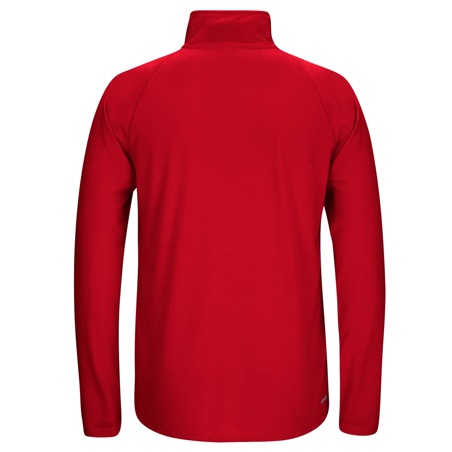 Mens Chicago Blackhawks  Red Long Sleeve 1/4 Zip Ultimate Tee By Adidas